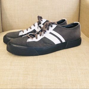 EUC HELMUT LANG CANVAS SNEAKERS